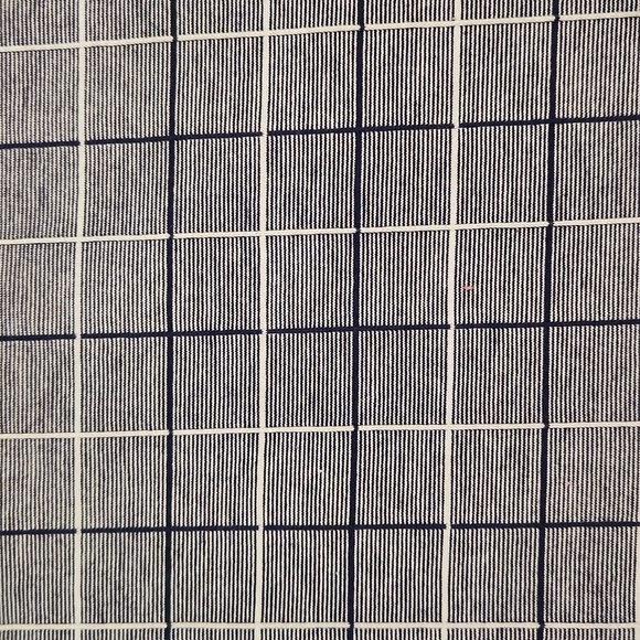 DANIEL Cremieux Blue Square Print Polo Shirt - Picture 4 of 9